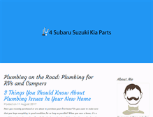 Tablet Screenshot of 4subarusuzukikiaparts.com